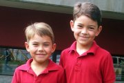 Ethan, age 6 and Alden, age 8